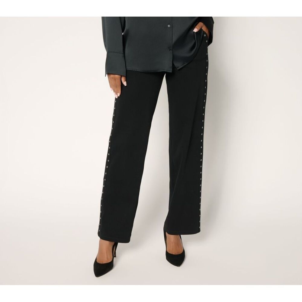 Liberare Women's Pants Sz 4 Wide Leg St Tropez Twill Black